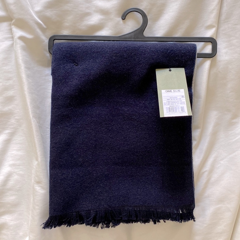 Goodfellow & Co Navy/Silver (reverse) Scarf